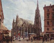 Rudolf von Alt, View of Stephansdom